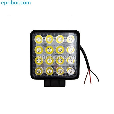 ФС 04816QS-43 квадрат, направленный, + стобоскоп, 10-30V (КЭП)