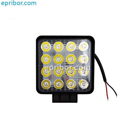 ФС 04816QS-42 квадрат, направленный, + стобоскоп, 10-30V (КЭП)