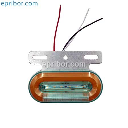 SQ-7006-24 LEDNEON 24В` Фонарь боковой габарит (3 в1) с указателем поварота и подсветкой колеса
